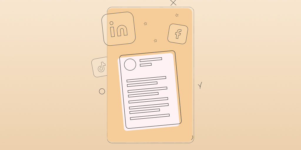 Wann und wie du Social Media in deinen Lebenslauf schreibst [+Beispiele]