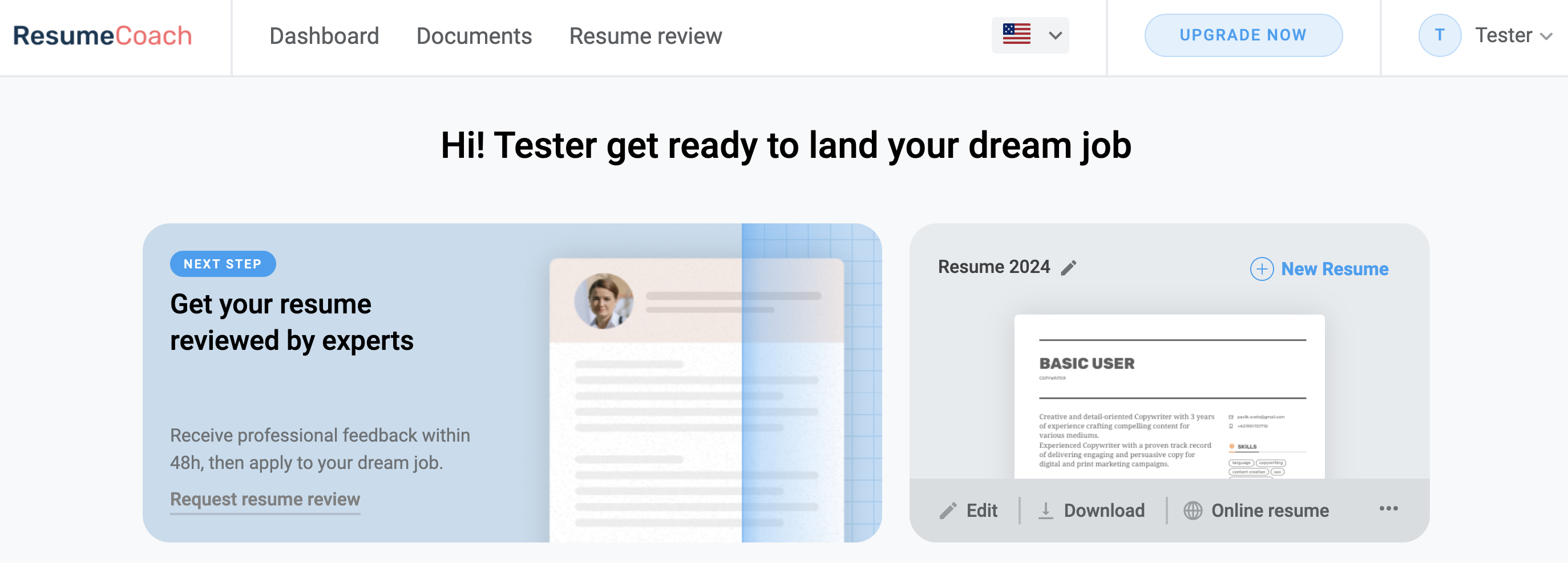 resume coach ai resume builder