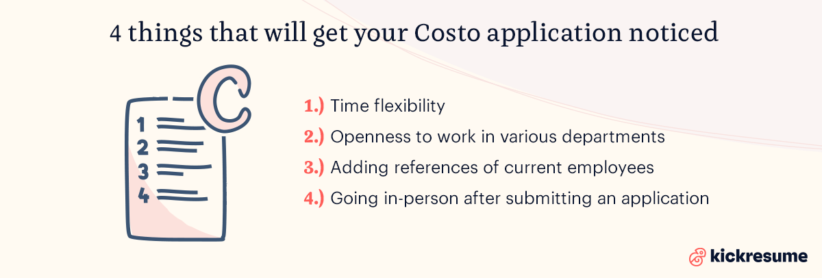 How to make your Costco application stand out