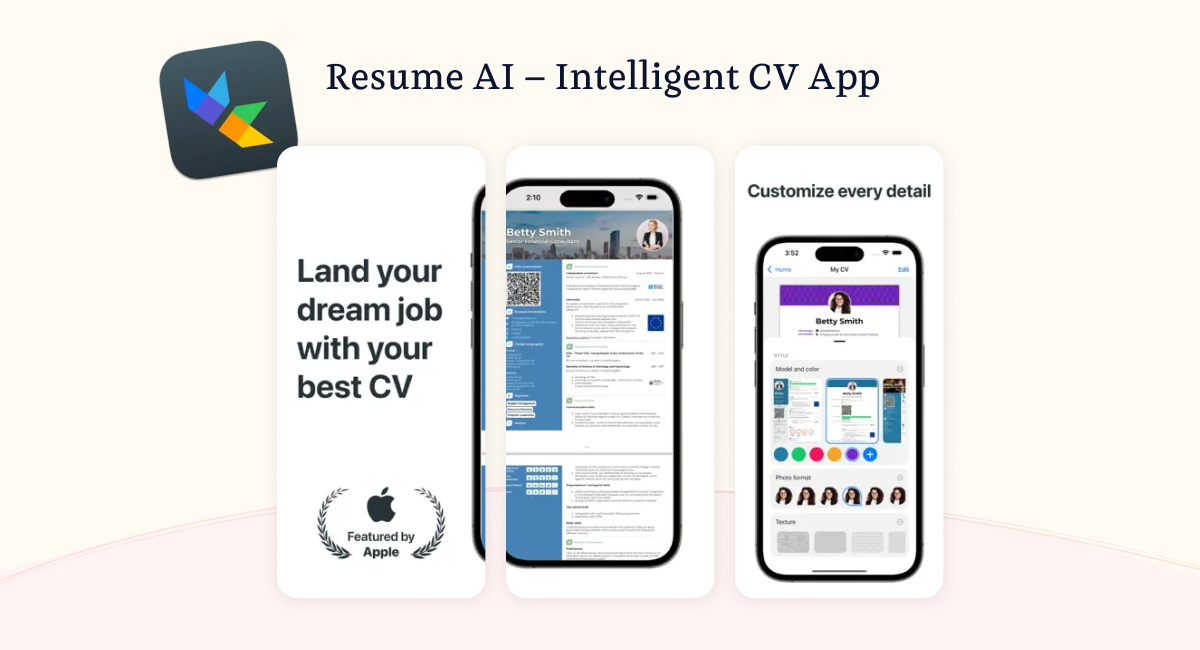 Intelligent CV Maker: CVpop mobile app
