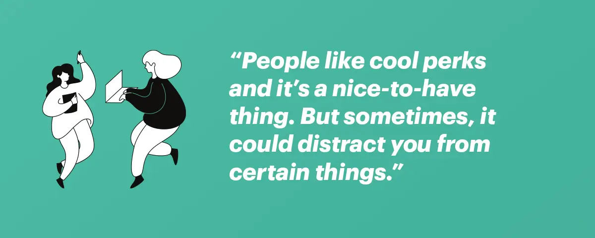 employee perks workplace red flags