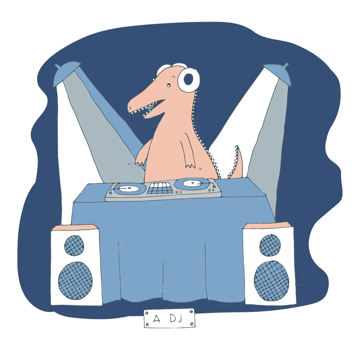 T-Rex as a DJ