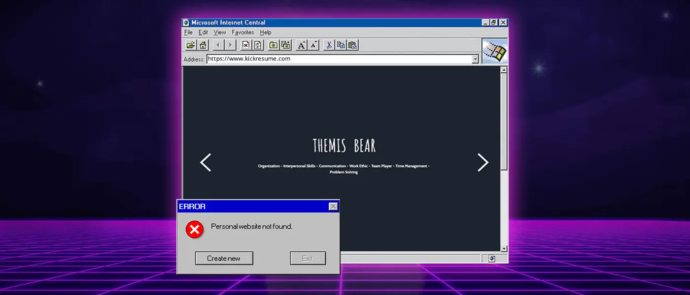 personal website example