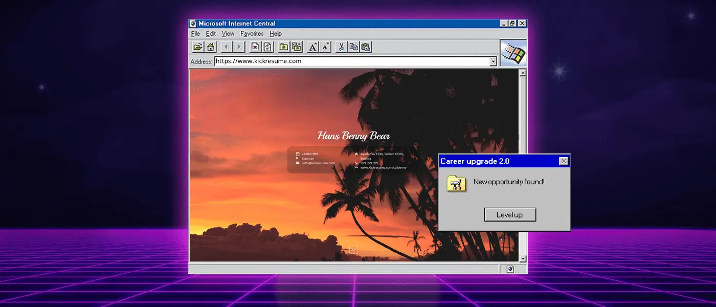 personal website example