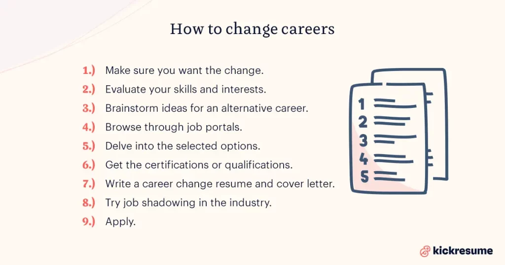 how to change careers