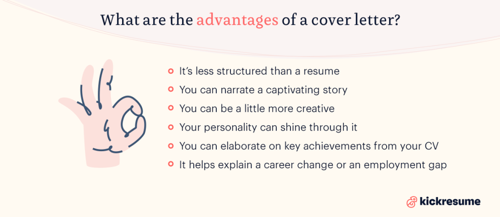 advantages of a cover letter