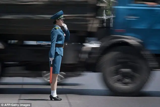 traffic security officer top jobs in north korea