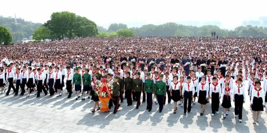 parade in north korea 