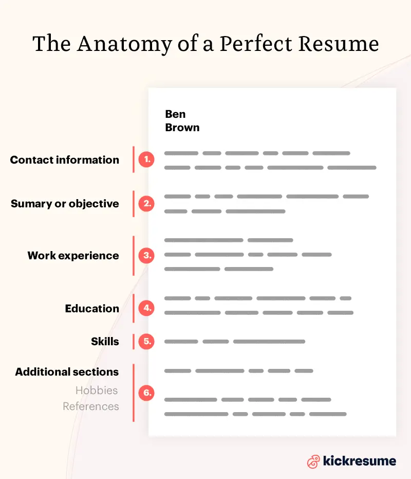 the anatomy of a perfect resume