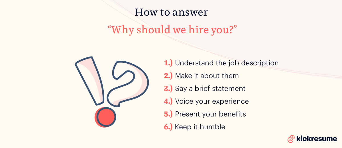 how to answer why should we hire you