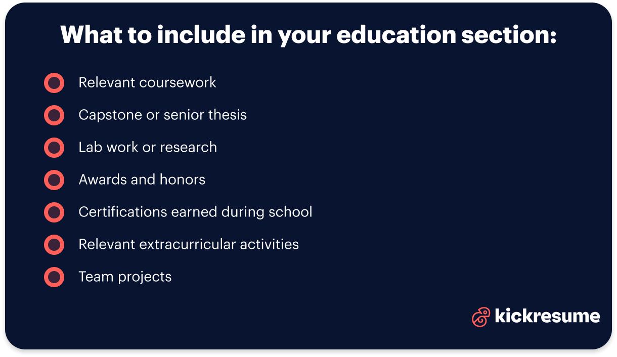 Network engineer resume_education section tips