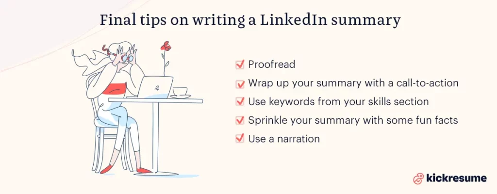 LinkedIn summary examples