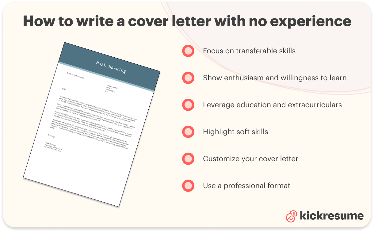 How to write a cover letter with no experience
