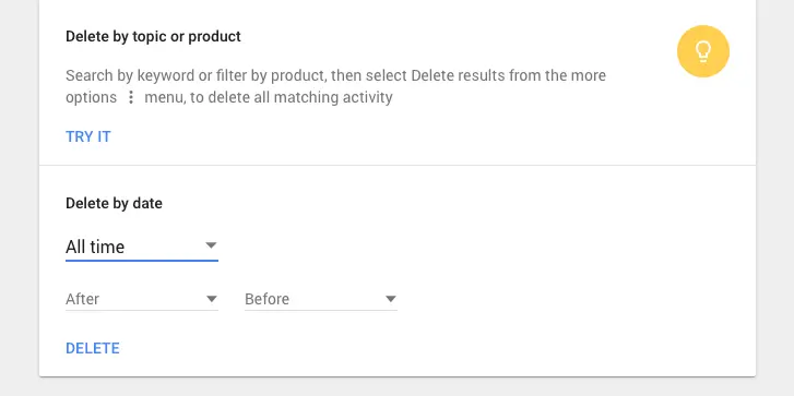 search history at google job interview