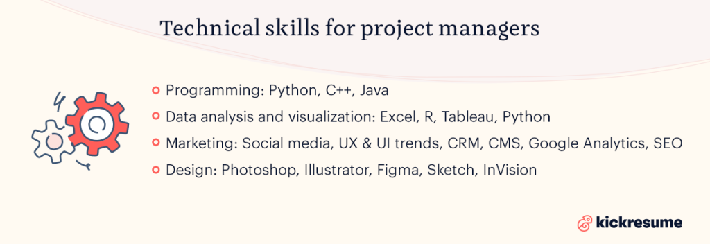 project manager technical skills