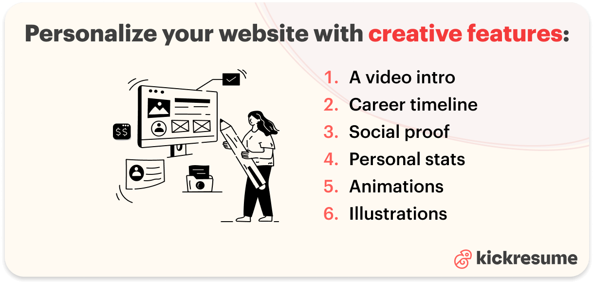 Personalizing your professional website_a list of creative features