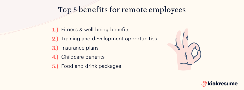 15 Best Benefits for Remote Employees - Top 5 Benefits For Remote Employees 1024x378 