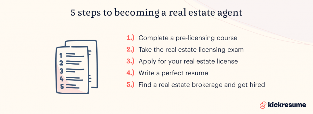 5 steps to becoming a real estate agent 