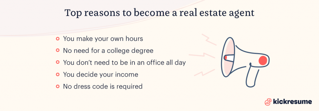 top reasons to become a real estate agent