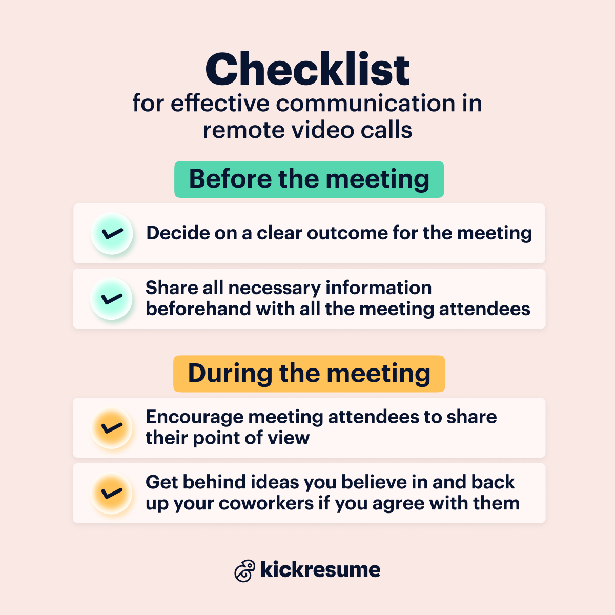 Effective communication checklist