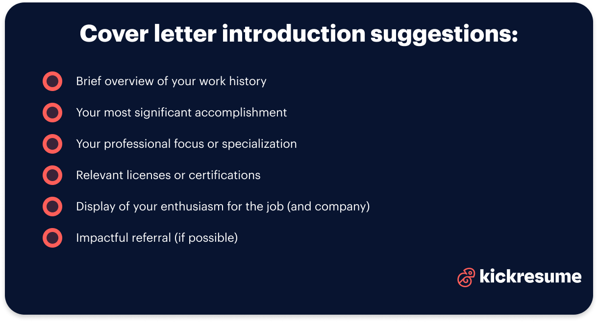 Insurance agent cover letter introduction