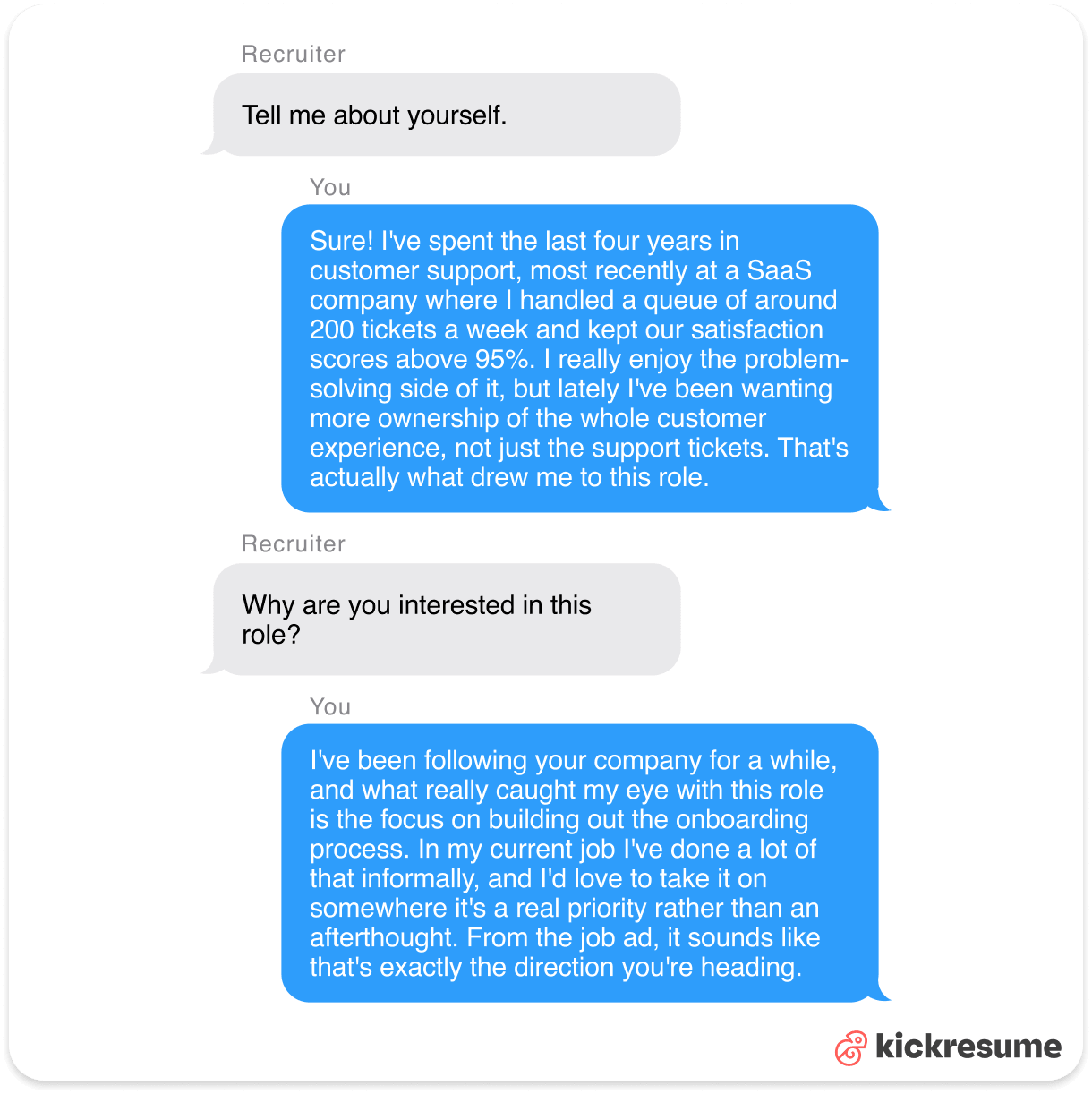 Phone interview questions samples